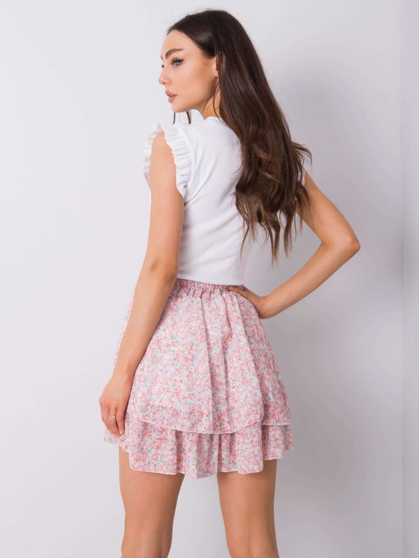 Elize Dirty Pink Floral Skirt