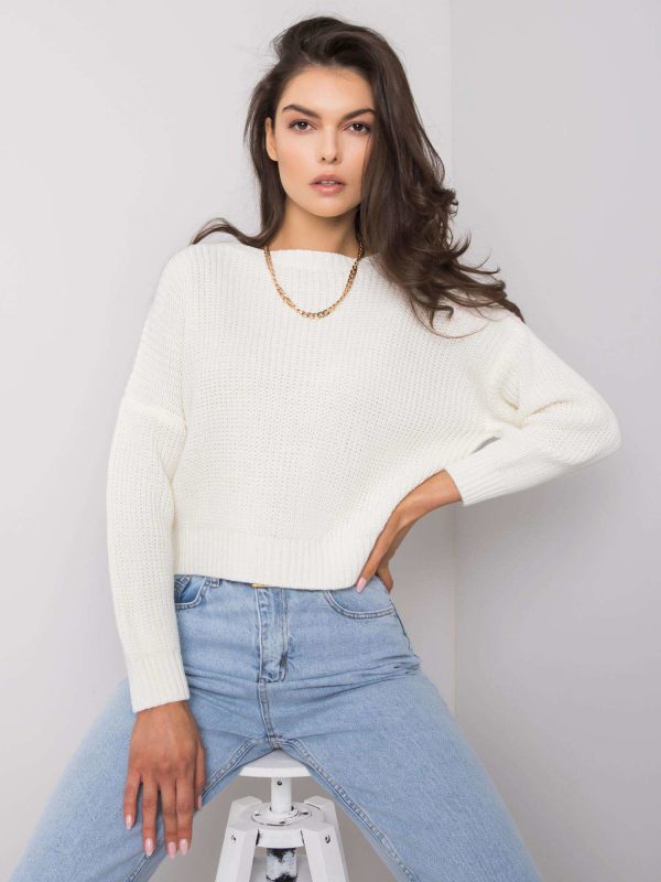 Ecru classic sweater Claudette RUE PARIS