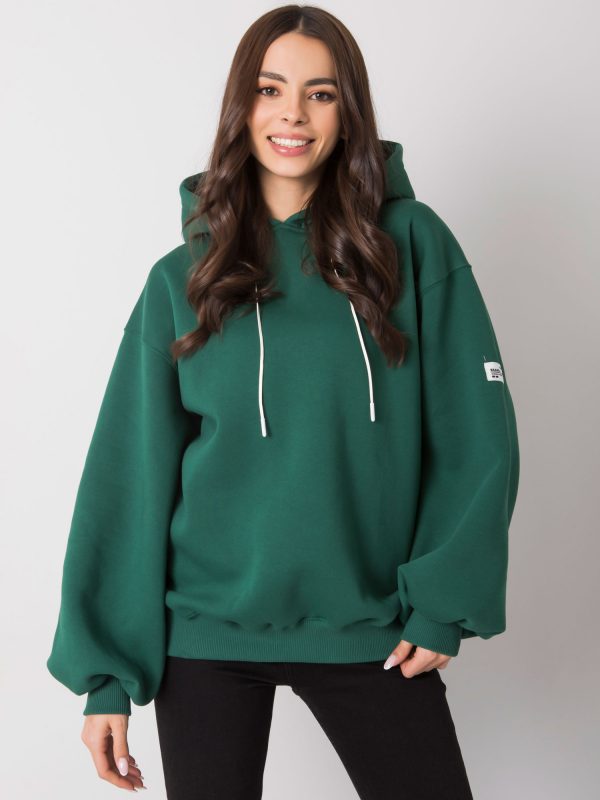 Dark Green Yassie Women's Hoodie