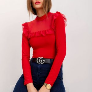 Florence red blouse