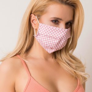 Dirty pink protective mask