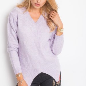 RUE PARIS Purple Believe sweater