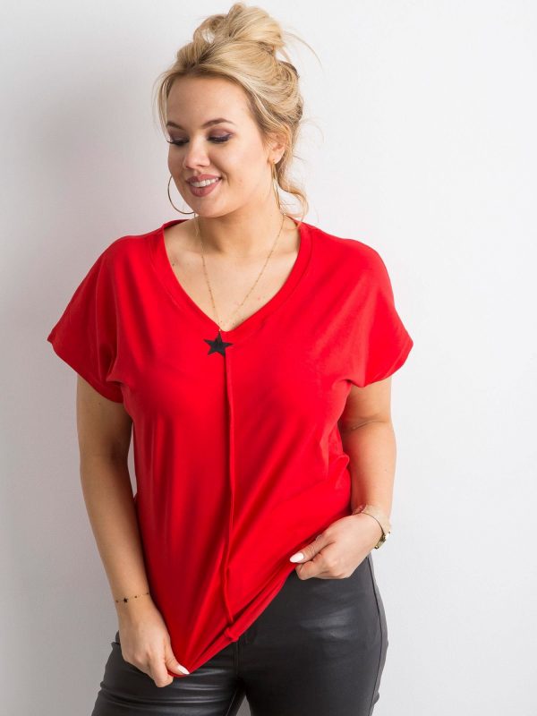 Red T-shirt PLUS SIZE