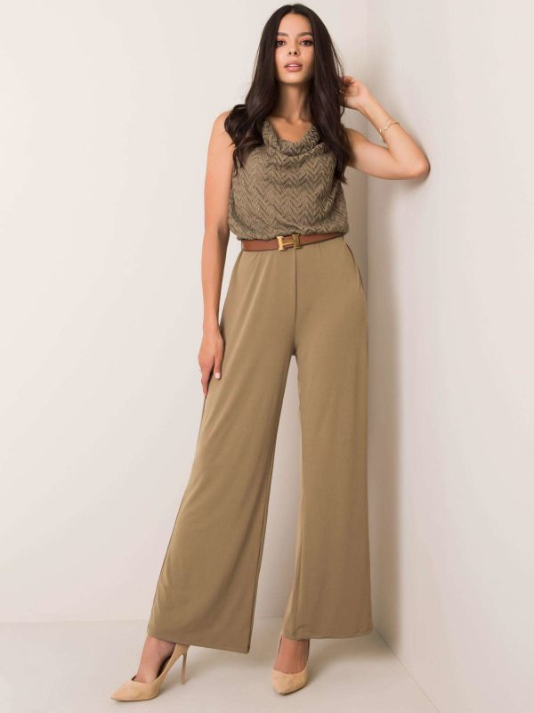 Khaki jumpsuit Rosalie RUE PARIS