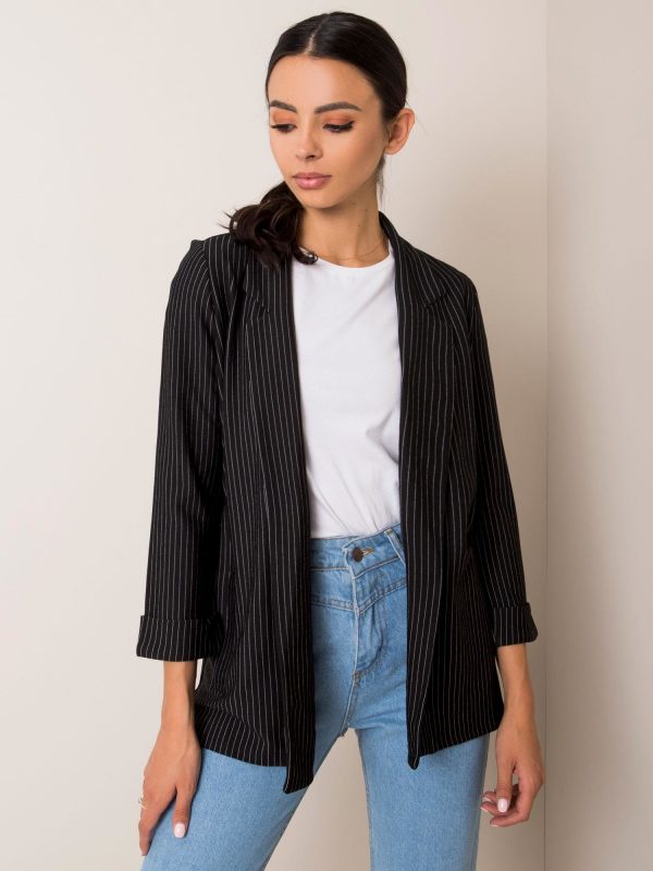 Vivienne black and white blazer