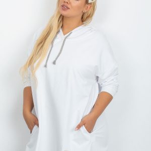 White tunic plus size Sonate