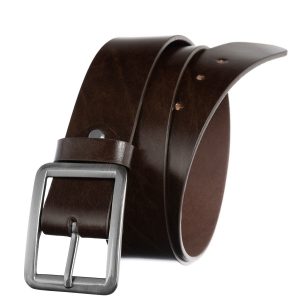 BADURA Women's Dark Brown Leather Strap