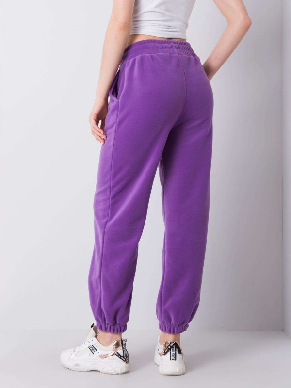 Purple sweatpants Gertrude RUE PARIS