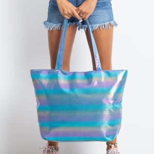 Blue Glossy Bag