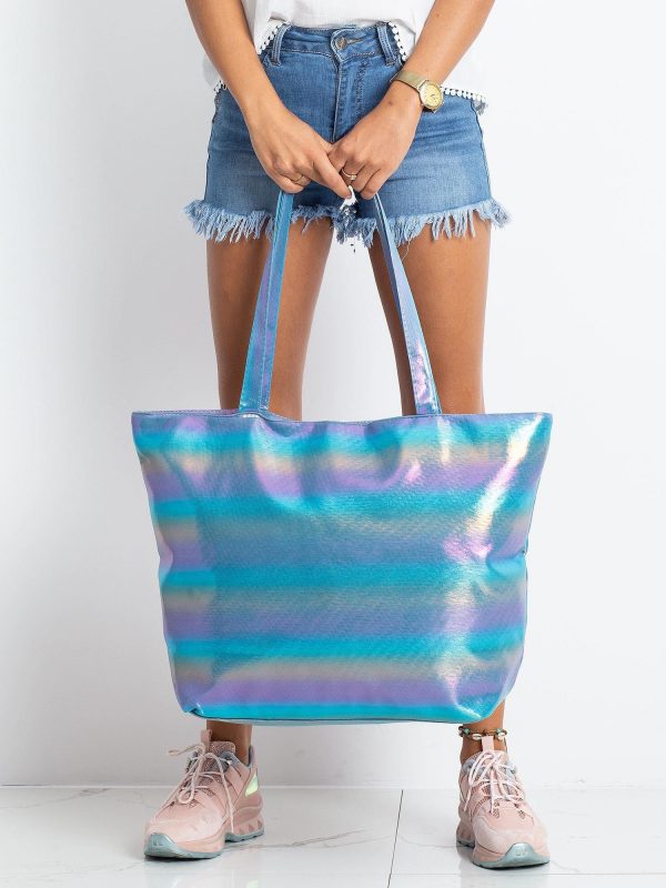 Blue Glossy Bag