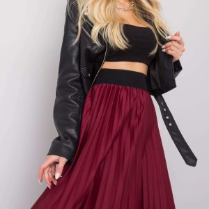 Burgundy Petra skirt