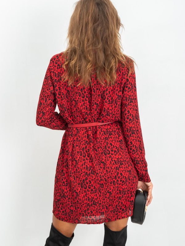 RUE PARIS Dark red dress Some