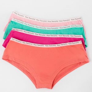 Colorful Cotton Panties 4 Pieces