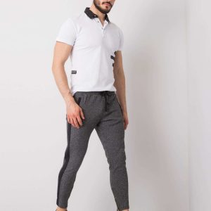 Black and grey sweatpants for men Kayden