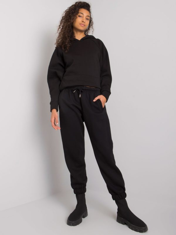 Black cotton sweatpants Esher RUE PARIS