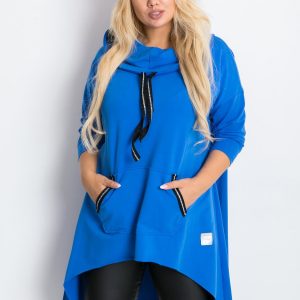 Blue tunic plus size Precious