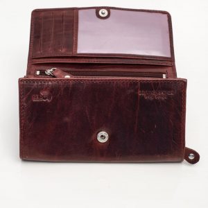 Burgundy leather wallet