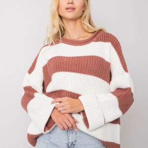 Bree Dirty Pink Striped Sweater