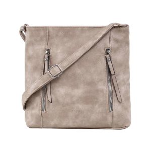 Dark Beige City Shoulder Bag