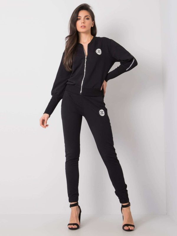 Black sweatsuit set Venice