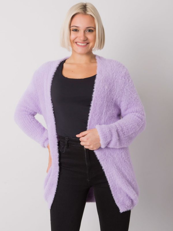 Purple Cardigan for Women Valencia RUE PARIS