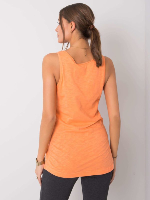 Orange top Crista FOR FITNESS