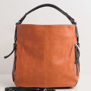 Orange Eco Leather City Bag