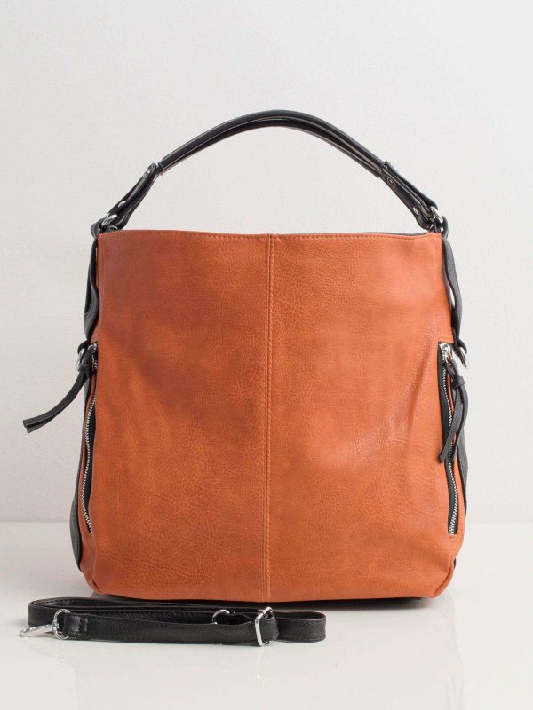 Orange Eco Leather City Bag