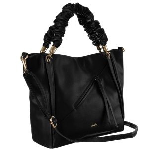 Black Large Eco Leather Bag