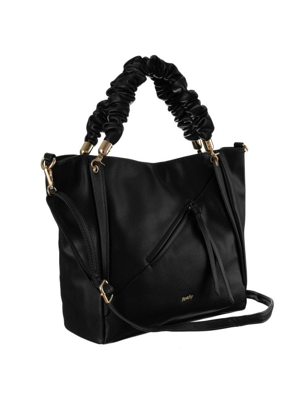 Black Large Eco Leather Bag