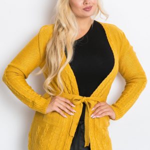 Mustard plus size sweater Vibe