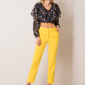 Yellow pants Ruby RUE PARIS