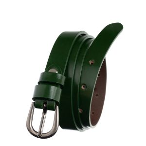 BADURA Women's Dark Green Leather Strap