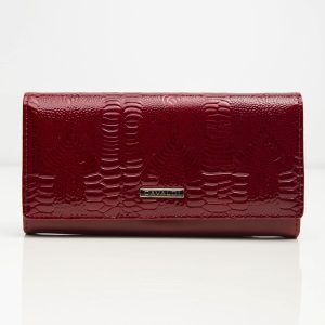 Red Pattern Wallet