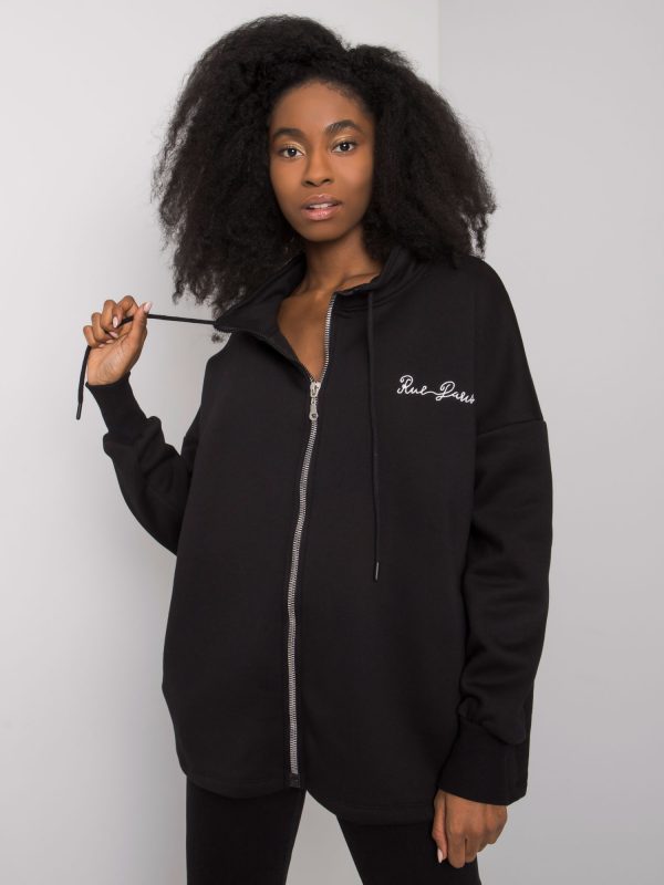 Black hoodie Jasmine RUE PARIS