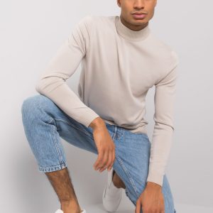 Light beige sweater for men Daxton LIWALI