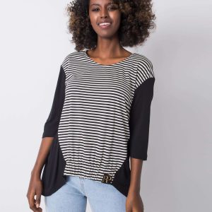 Black and white striped blouse Jordyn RUE PARIS