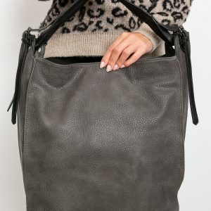 Large Grey Ladies Bag