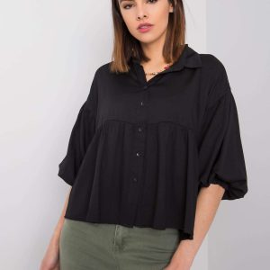 Janet RUE PARIS black shirt