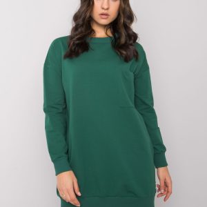 Dark green dress with pocket Hanely RUE PARIS