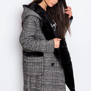 Black and White Risk Coat