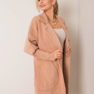 Beige alpaca coat Nora