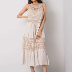 Beige casual dress Gabrielle