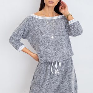 Grey Saffron Dress