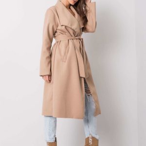 Zoria light coffee coat