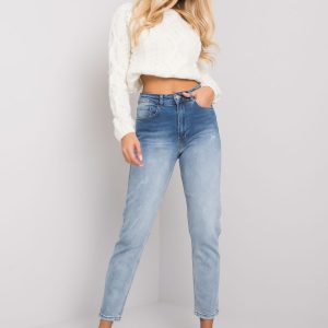 Manaus Blue High Waist Denim Pants