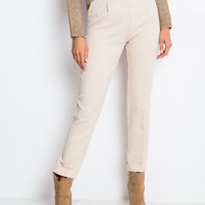 RUE PARIS Light beige Affair pants