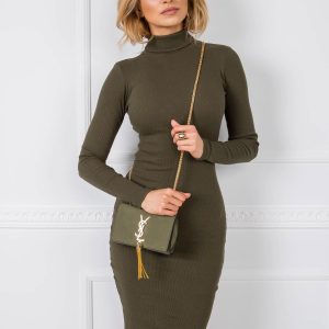 Khaki dress Livia RUE PARIS