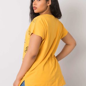 Shanna Yellow Plus Size Blouse