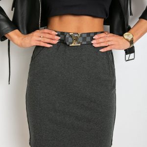 Dark Grey Utterly Skirt